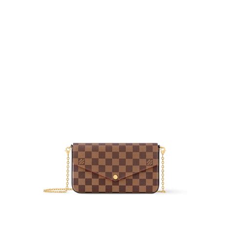 Pochette Félicie Damier Ebene Canvas 